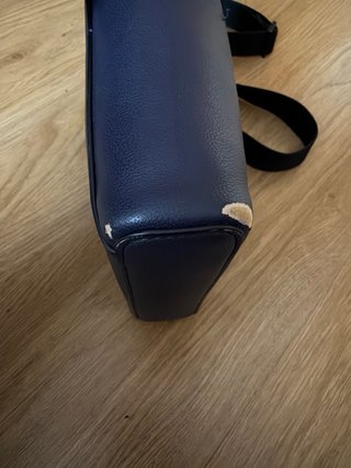 Bandolera Calvin Klein Cuero Azul