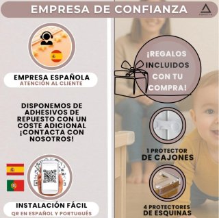Barrera seguridad retráctil para bebés/mascotas