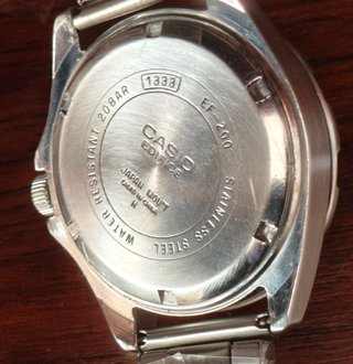 Casio Edifice EF-200 Diver 200M Acero Inoxidable