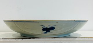 Plato Imari en porcelana. China Qianlong. S. XVIII