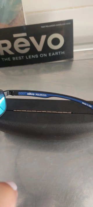 Gafas de sol Revo negras y azules