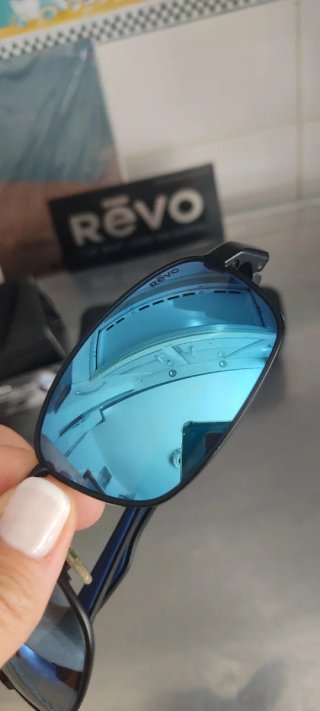 Gafas de sol Revo negras y azules