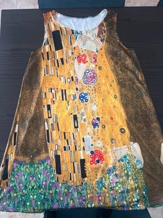 Vestido ancho L/XL El Beso Klimt
