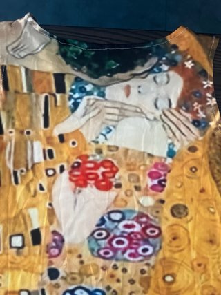 Vestido ancho L/XL El Beso Klimt