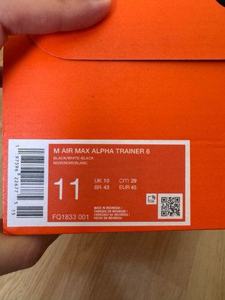 Zapatillas Nike Air Max Negras Blancas