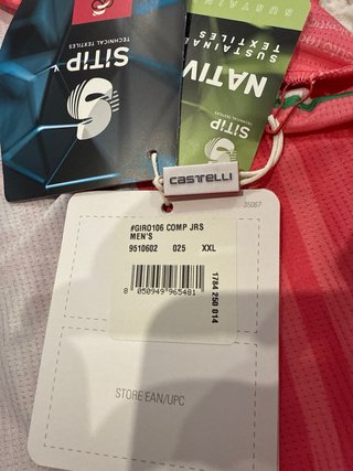 Maillot Castelli Giro d'Italia 2XL Maglia Rosa