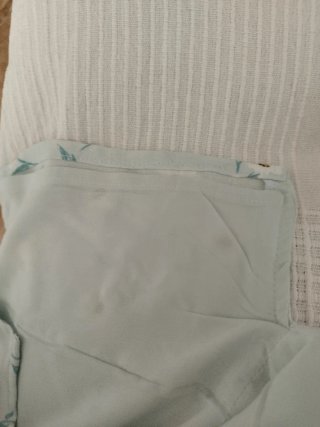 Falda floral Pull&Bear azul