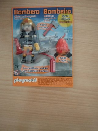 Playmobil Bombero Misión En El Aeropuerto