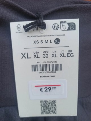 Falda Bershka volantes