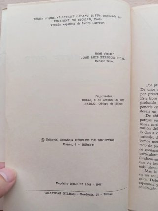 El niño ante Dios. Lefebvre y Perin.