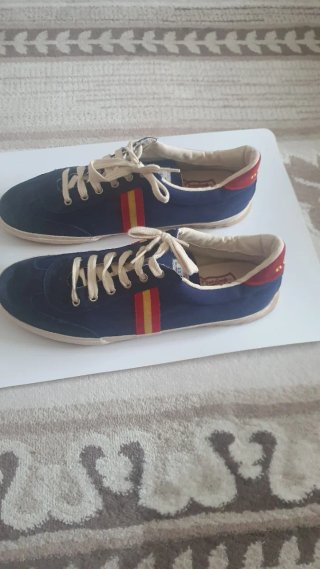 Zapatillas El Ganso Azul y Rojo