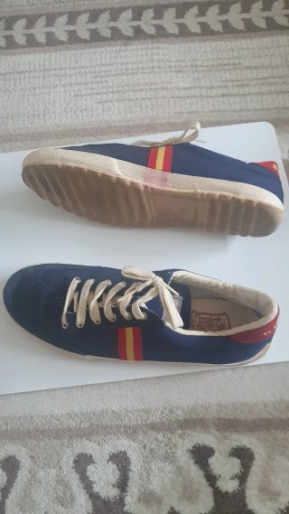 Zapatillas El Ganso Azul y Rojo