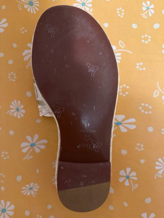 Sandalias Dior talla 41. Usadas solo una vez.