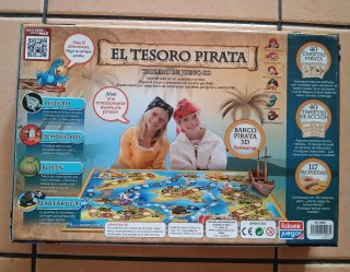 Juego de mesa "El Tesoro Pirata". 6 +