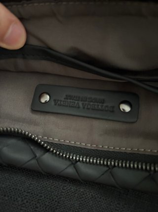Bolso de mano Bottega Veneta tejido negro