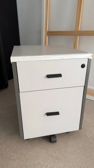 Cajoneras de oficina grises