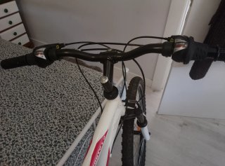 Bicicleta de montaña/ciudad blanca
