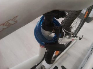 Bicicleta de montaña/ciudad blanca