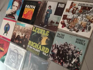 Lotto di 11 Vinili Vintage Vari Generi