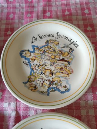 Set 4 Piatti La France Fromagère