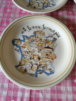 Set 4 Piatti La France Fromagère