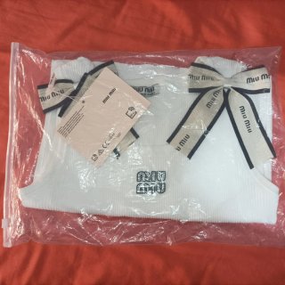 Camiseta Miu Miu Blanca Talla S