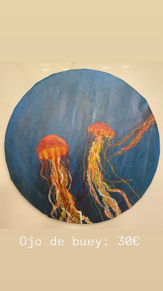 Cuadro Medusas 30€ Pintado a mano