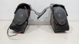 Alforjas JH Moto Custom Cuero Negro