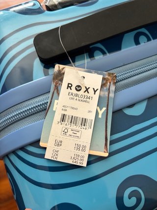 Maleta Roxy Azul Olas Nueva