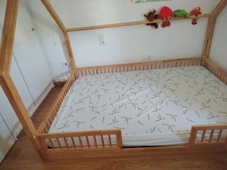 Cama Montessori 140X200CM + el Colchón