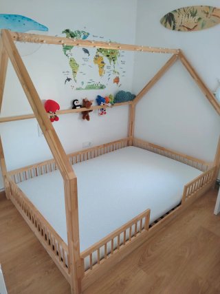 Cama Montessori 140X200CM + el Colchón