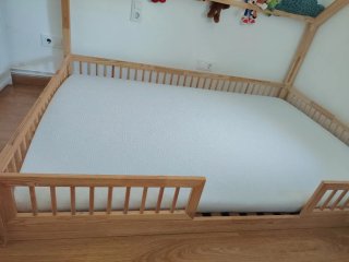 Cama Montessori 140X200CM + el Colchón