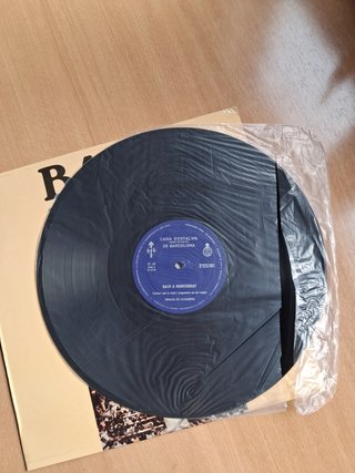 Disco vinilo Bach a Montserrat