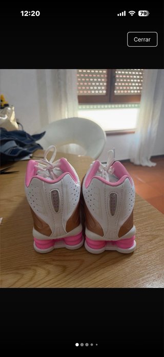 Nike Shox R4 Mujer Rosa y Blanco