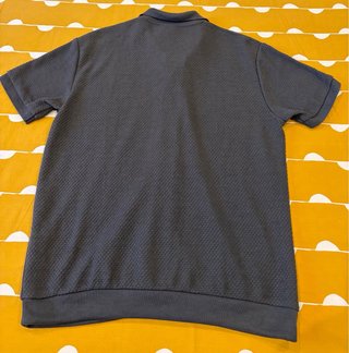 Polo Zara Hombre Gris Texturizado