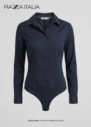 Camicia Body Piazza Italia Blu Scuro tg. M