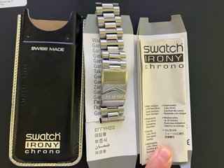 Swatch Irony Chrono Acero Inox Nuevo SIN ESTRENAR