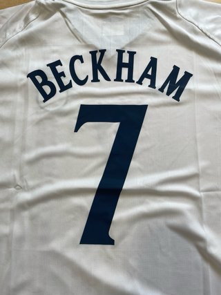 Camiseta Inglaterra Beckham XL Umbro Retro