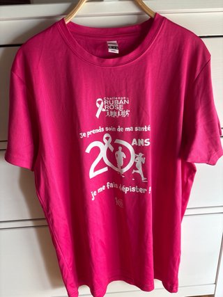 Camiseta T.M rosa transpirable Roly nueva