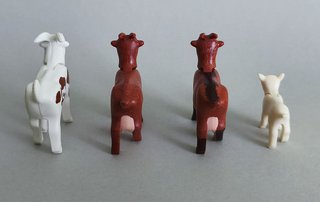 Playmobil Pastorcillo con Cabras y Arboles Belén.