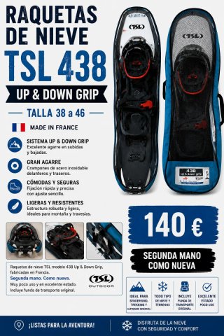 Raquetas de Nieve TSL 438 Up & Down Grip