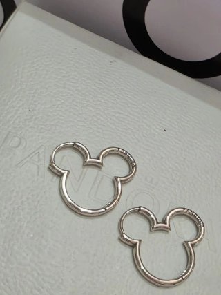 Pendientes Pandora Mickey Mouse Plata