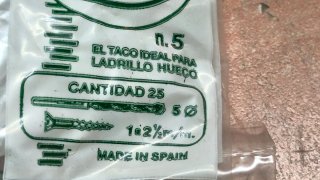 Tacos para ladrillo hueco HOPAMA n.5