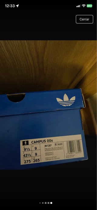 Adidas Campus 00s Hombre Zapatillas Negras