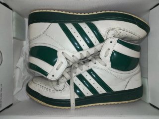 Adidas Top Ten Hi Blancas y Verdes Talla 42
