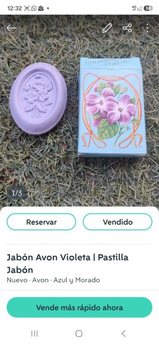 Lote 9 estuches de Jabones Avon
