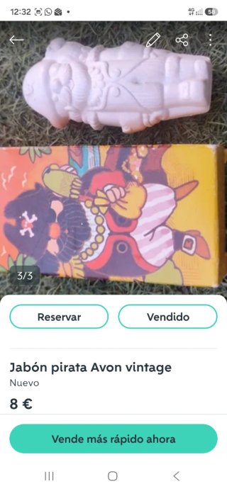 Lote 9 estuches de Jabones Avon