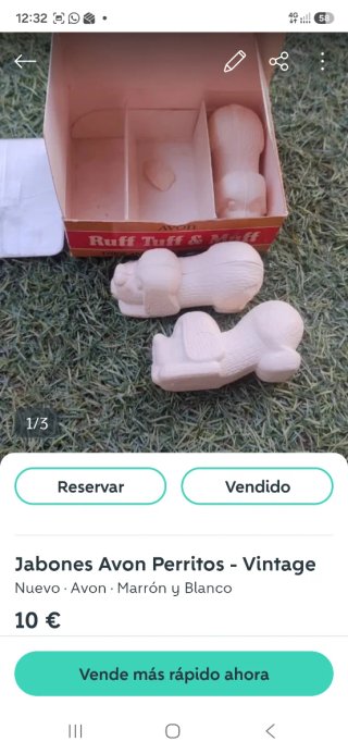 Lote 9 estuches de Jabones Avon