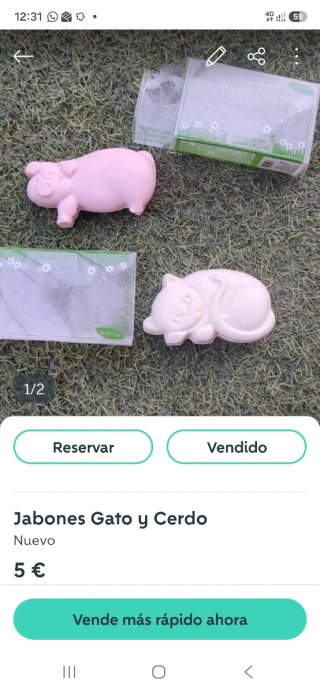Lote 9 estuches de Jabones Avon