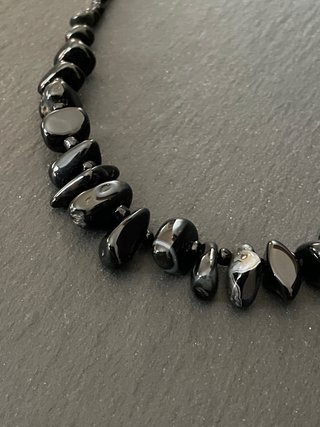 Gargantilla Ágata Ónix Negra